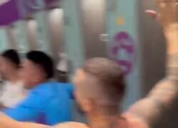 Enlace a La secuencia entera donde Messi 'patea' la camiseta de México. Es el drama más grande que he visto en mi vida.