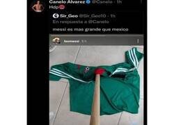 Enlace a Canelo tiene destrozado el cerebro tras creerse este meme de Messi