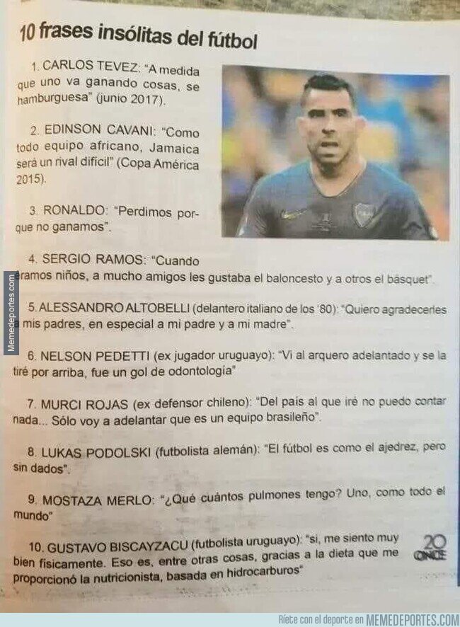 1175430 - Las mejores frases de futbolistas xD