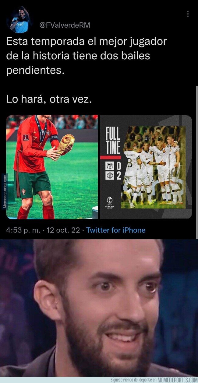 1176378 - Responsabilizo públicamente la debacle de Cristiano a este sujeto