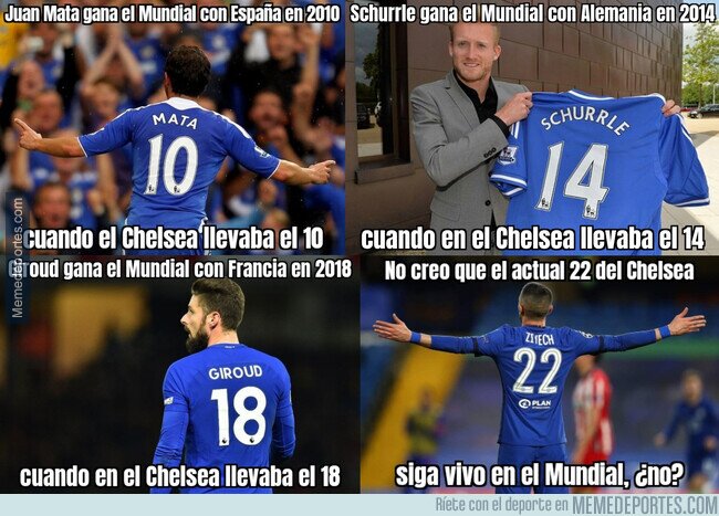 1176503 - Marruecos ganará el Mundial según la teoría de los dorsales del Chelsea