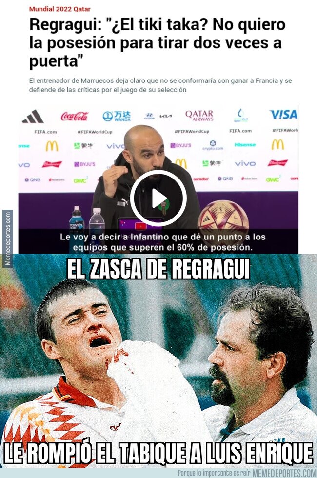 1176511 - El seleccionador marroquí carga contra el Tiki Taka