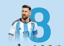 Enlace a LIONEL MESSI lo ganó todo, 8 TÍTULOS con ARGENTINA.