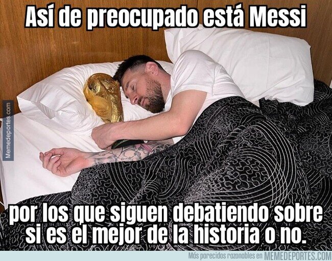 1177272 - Sea el mejor o no, duerme con la Copa