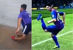 Enlace a Logró ser como su ídolo