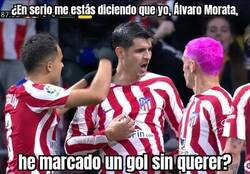 Enlace a Morata no se lo creía