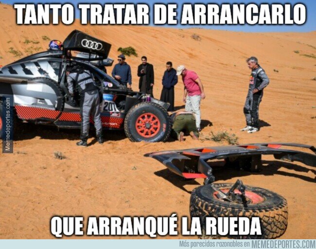 1178265 - Carlos sainz abandona el Dakar