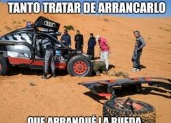 Enlace a Carlos sainz abandona el Dakar