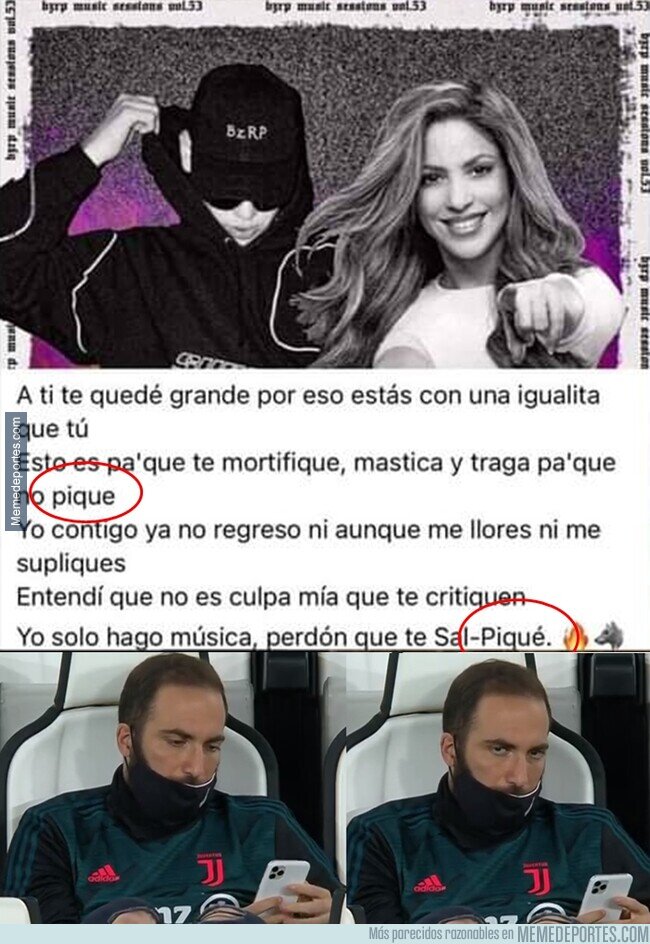 1178536 - ¿Ya vieron cómo va la letra de la nueva de Shakira? Que bien lo va llevando