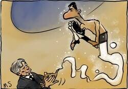 Enlace a Ancelotti frotó la lámpara