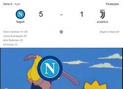 Enlace a Pero por favor, que padreada del Napoli