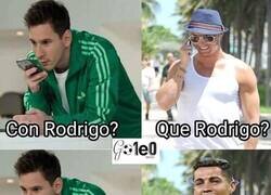Enlace a Messi trollea a Cristiano