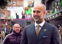 Enlace a Ten Hag le da un susto a Pep
