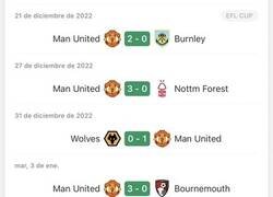 Enlace a Todos los resultados del United desde que despidieron a CR7