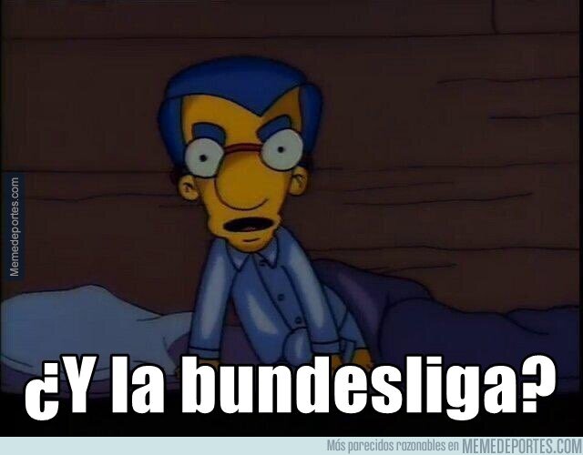 1179075 - ¿Nadie se ha dado cuenta que ya van 3 meses sin fútbol alemán?