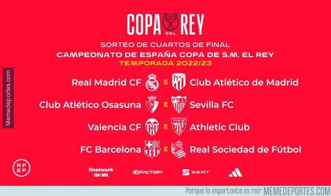 1179301 - Así quedan los cuartos de final de la Copa