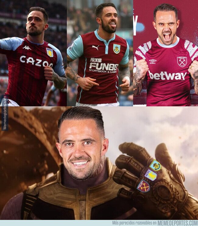 1179431 - Danny Ings y los equipos granate con mangas celestes