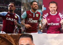 Enlace a Danny Ings y los equipos granate con mangas celestes
