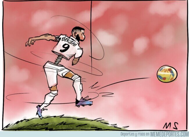 1179514 - ¡Cómo se giró Benzema!