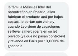 Enlace a Me han pasado por messenger información del Cartel de Rosario