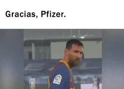 Enlace a Gracias, Pfizer.