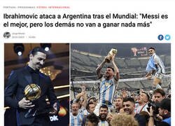 Enlace a Ibrahimovic no se calla en lo del mundial