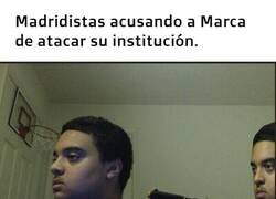 Enlace a Madridistas acusan a un diario madridista de no ser lo suficientemente madridista.