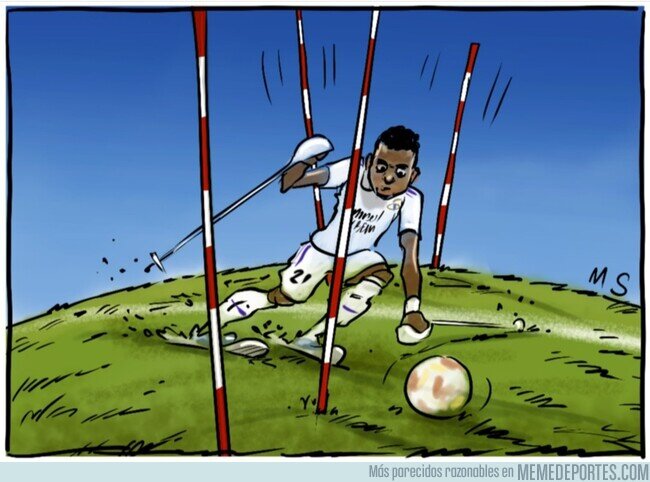 1179884 - Rodrygo esquiando entre la defensa atlética