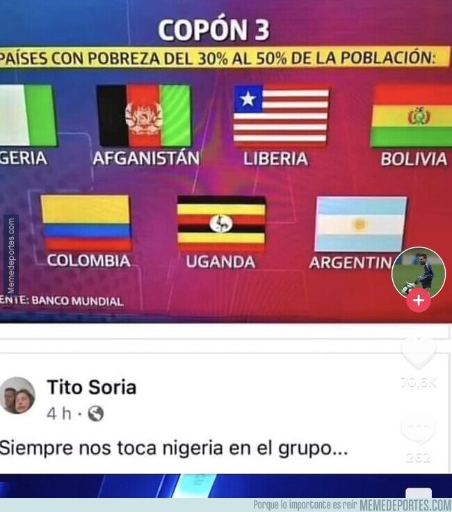 1180123 - Argentina y Nigeria. Vaya historia de amor.