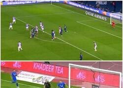 Enlace a El de arriba terminó en gol y el de abajo no. Nunca hubo debate