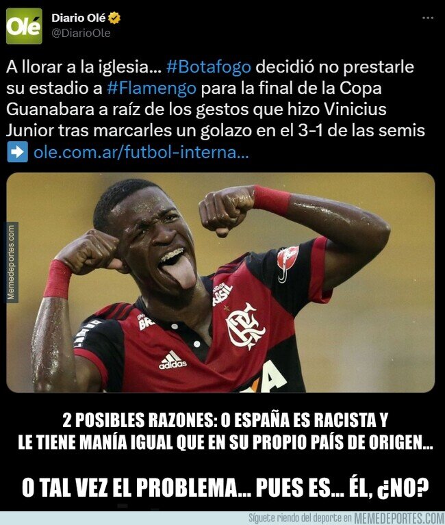 1180671 - Vinicius es un tipo propenso a ganarse enemigos