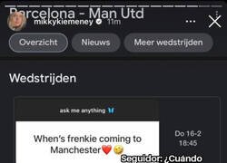 Enlace a ¿Cuando vendrá De Jong a Manchester?