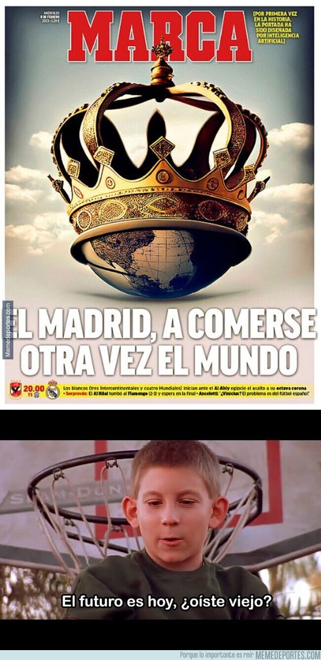 1180781 - El Marca acaba de usar una IA por primera vez para una portada