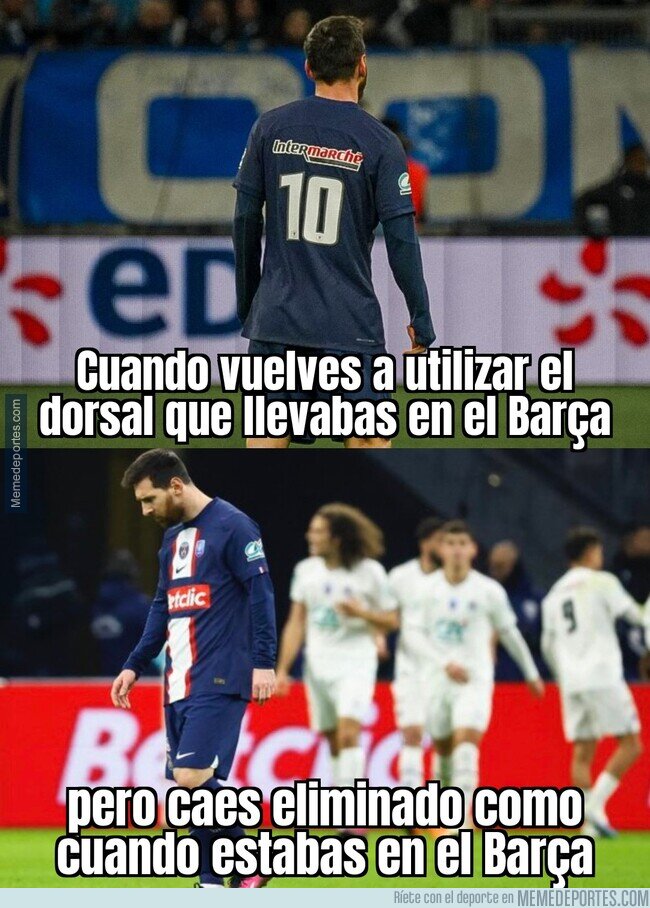 1180846 - Messi con el 10 y el PSG caen de la Copa Francesa