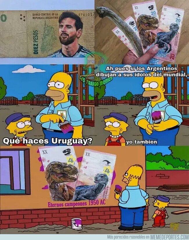 1180931 - Héroes del Mundial en los billetes