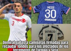 Enlace a Gran gesto de Demiral con sus compatriotas