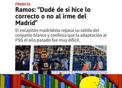 Enlace a Ahora Ramos dice que dudó