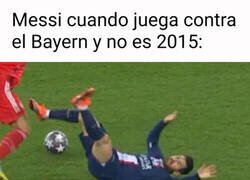 Enlace a Messi no es Messi contra el Bayern