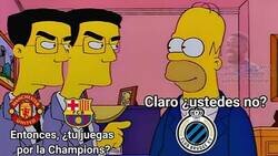 Enlace a Un meme sobre equipos de Europa Y Champions