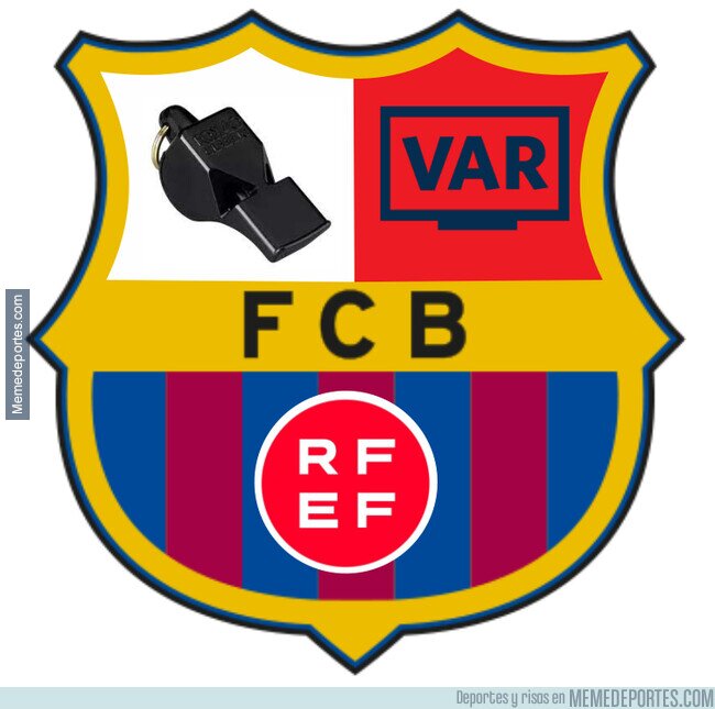 1181455 - La evolución del escudo del VARcelona
