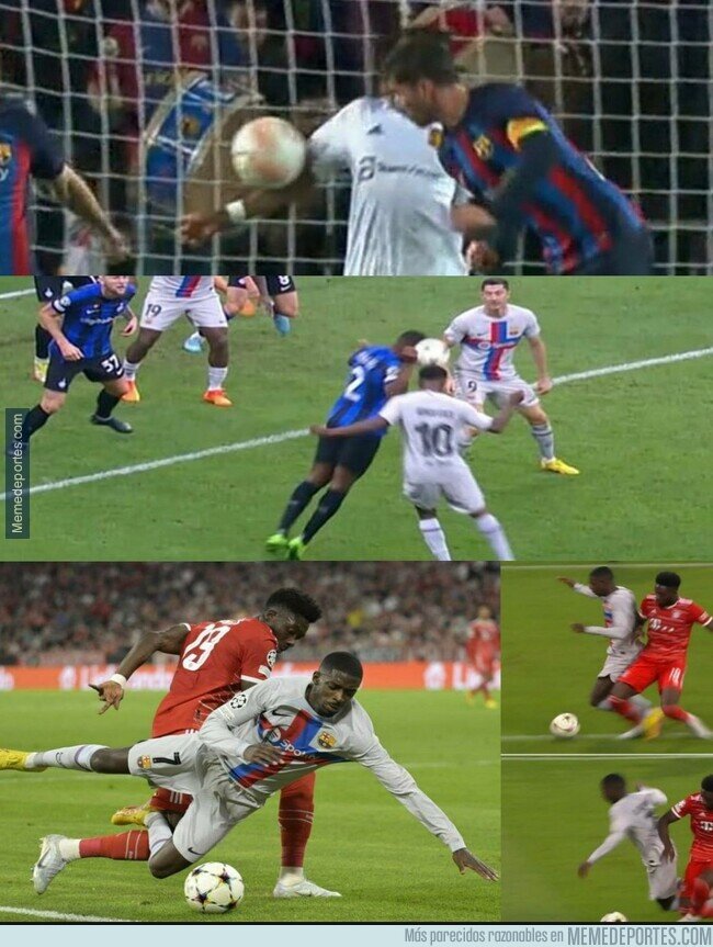 1181469 - Fallos cruciales contra el Barça en Europa solo está temporada. Pero nada, deja que la caverna te siga vendiendo historietas