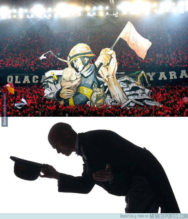 1181568 - El increíble tifo del Trabzonspor en homenaje a los equipos de rescate en Turquía