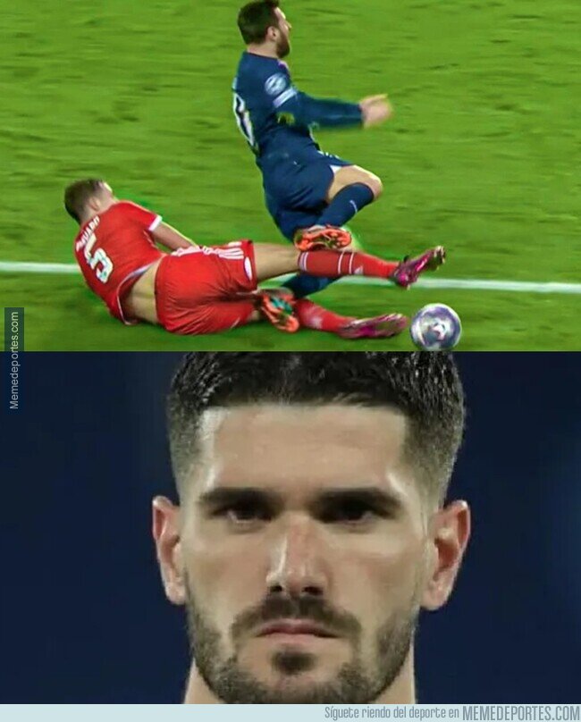 1181614 - Pavard aprovechando que Messi no llevaba guardaespaldas