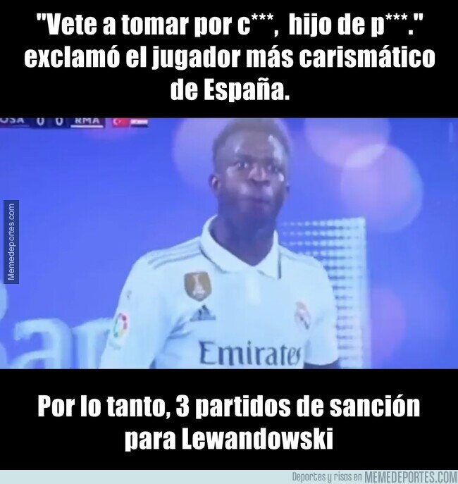 1181650 - Las campañas victimistas rinden frutos: Vinicius es oficialmente el jugador más impune de la liga.