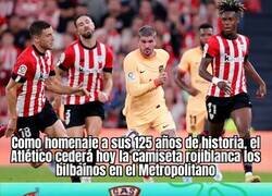 Enlace a Bonito gesto del Atlético con el Athletic