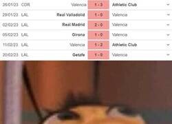 Enlace a El Valencia como que quiere completar una especie de bingo