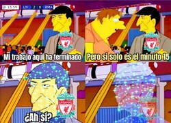 Enlace a El Liverpool dimitió del partido