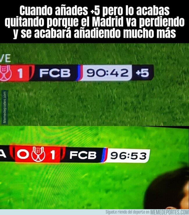 1182828 - Ya ni disimulan con el 'Hasta que marque el Madrid'