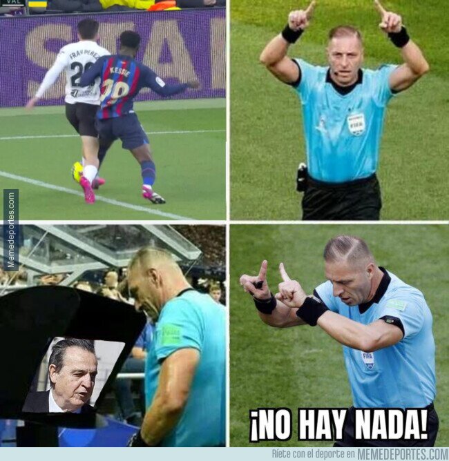 1183001 - Para Negreira tampoco es penalti