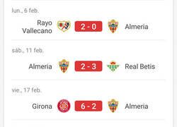 Enlace a Xavi viendo los últimos resultados del Almería